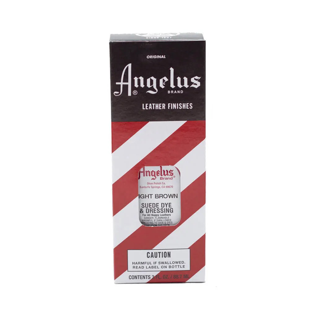 Angelus Suede Dye 3oz Light Brown