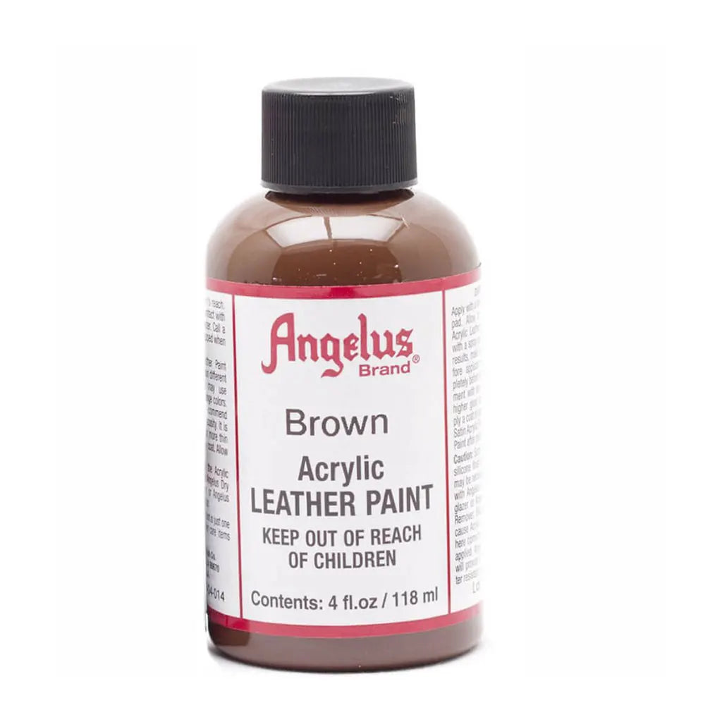 Angelus Acrylic Leather Paint 4oz Brown