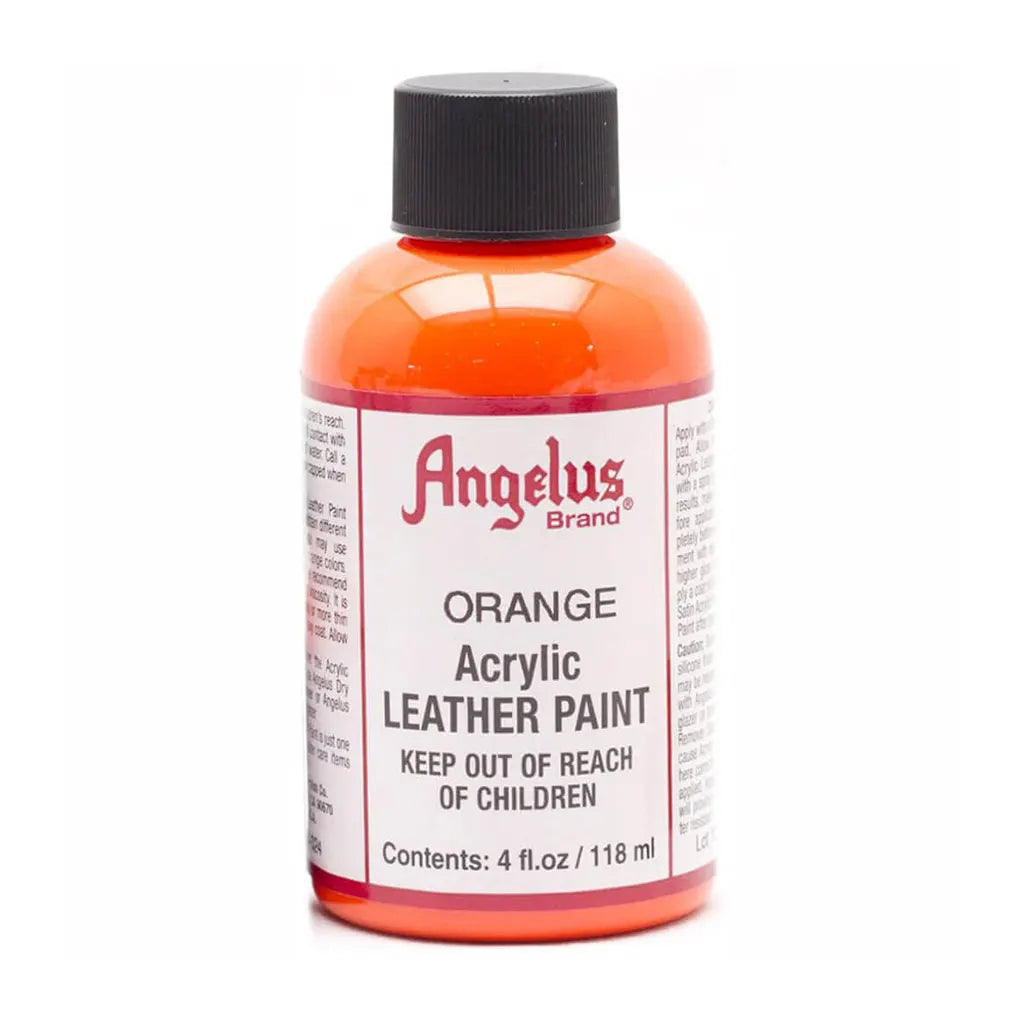 Angelus Acrylic Leather Paint 4oz Orange