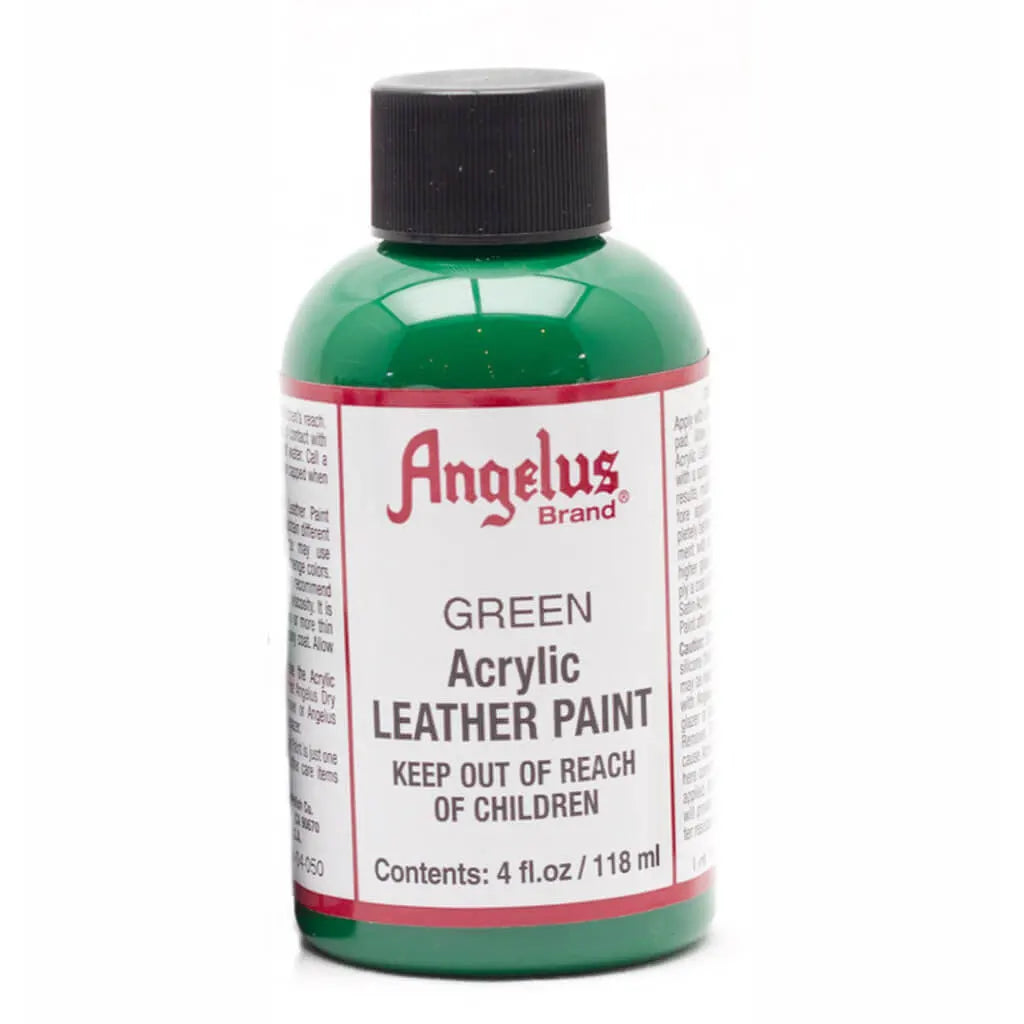 Angelus Acrylic Leather Paint 4oz Green