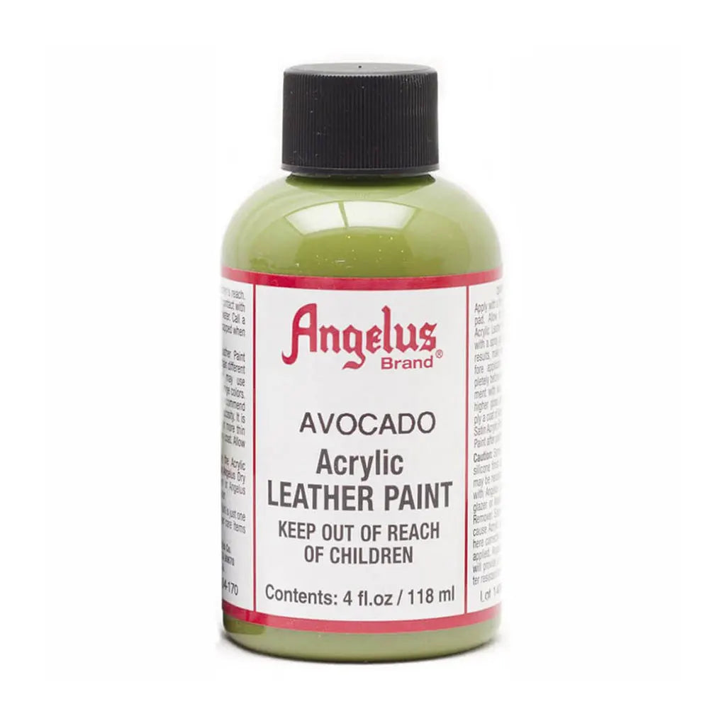 Angelus Acrylic Leather Paint 4oz Avacado