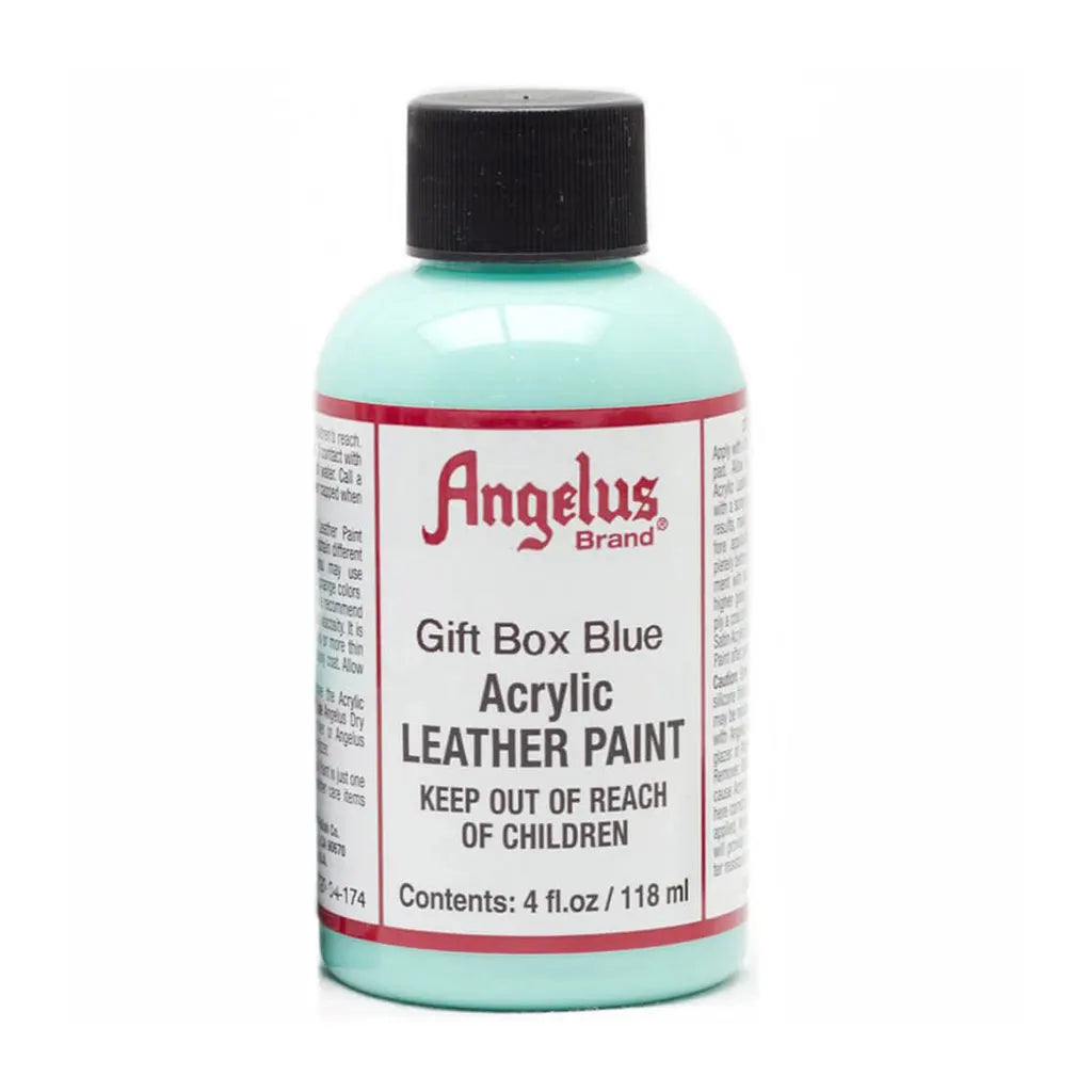 Angelus Acrylic Leather Paint 4oz Gift Blue