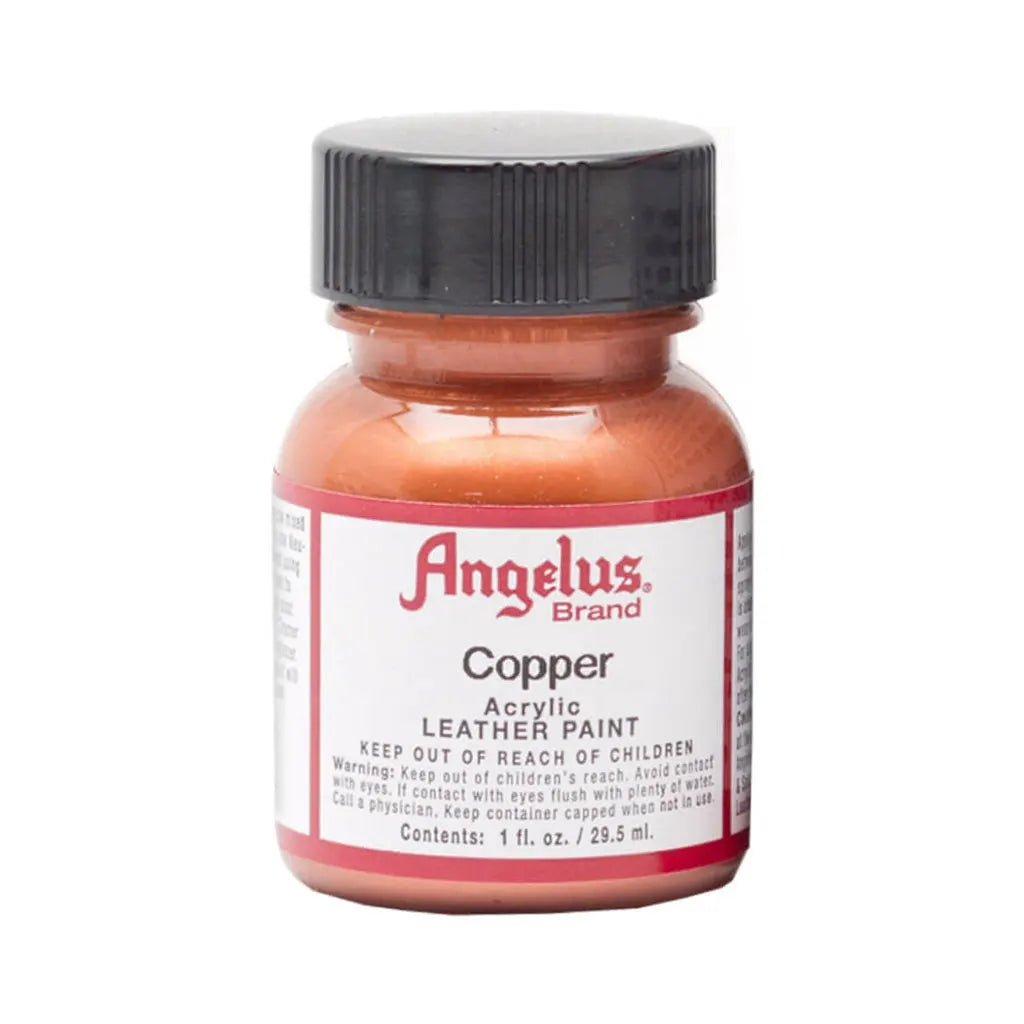 Angelus Acrylic Leather Paint 1oz Metallic Copper