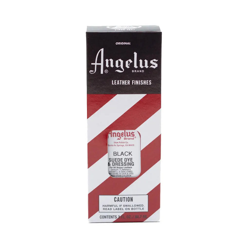 Angelus Suede Dye 3oz Black