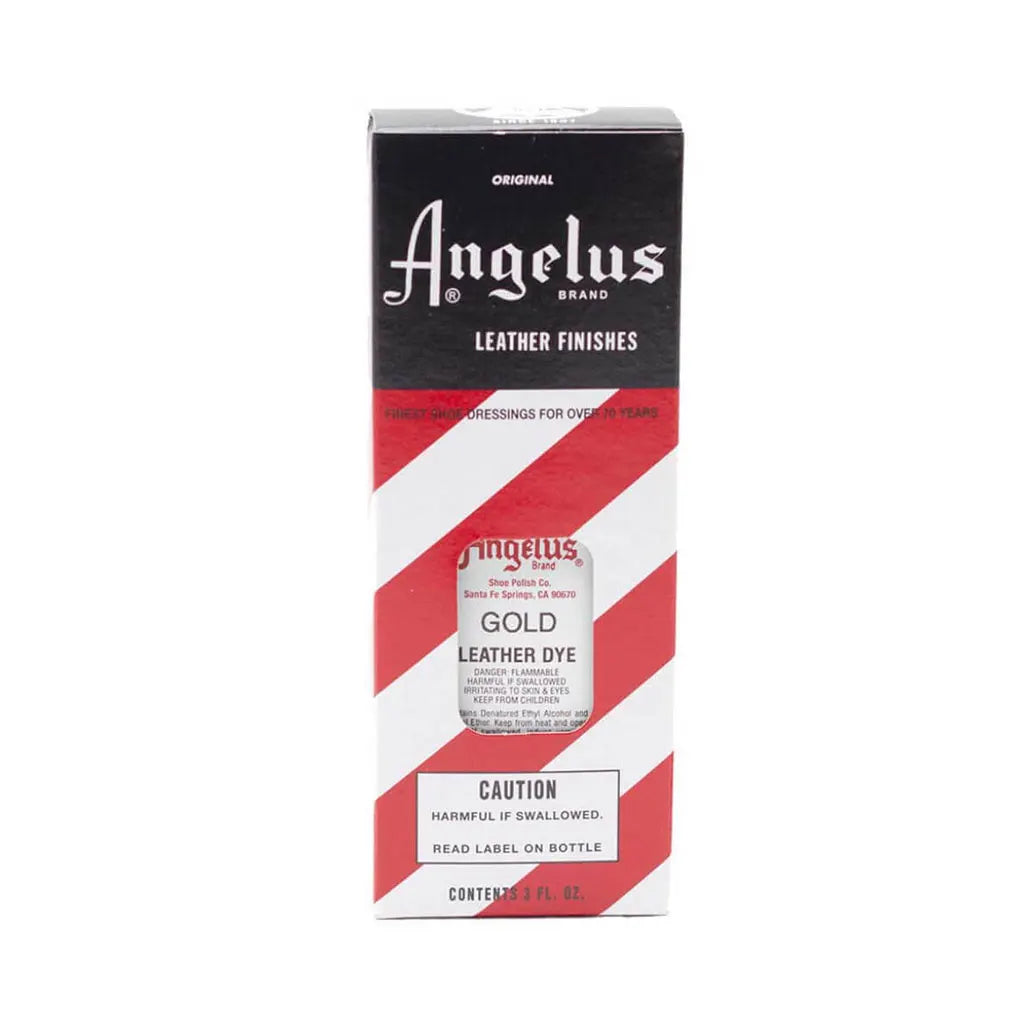 Angelus Leather Dye 3oz Gold