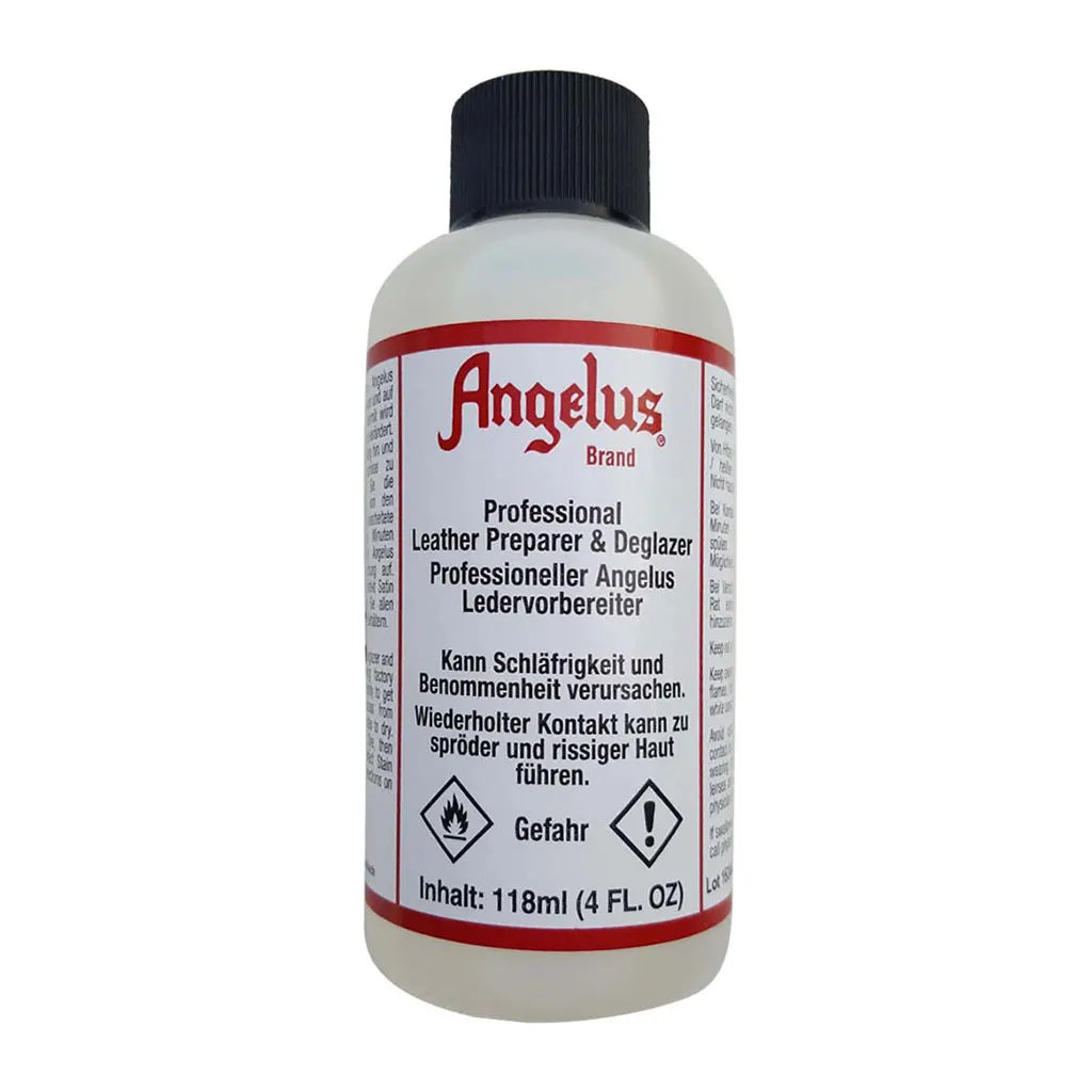Angelus Leather Preparer and Deglazer 4oz