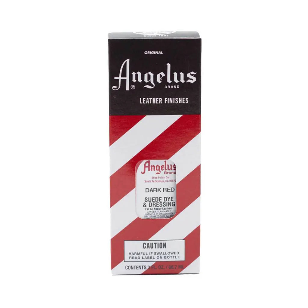 Angelus Suede Dye 3oz Dark Red
