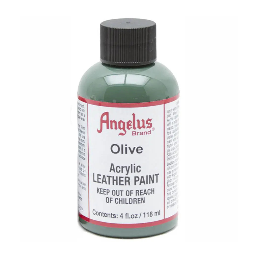 Angelus Acrylic Leather Paint 4oz Olive