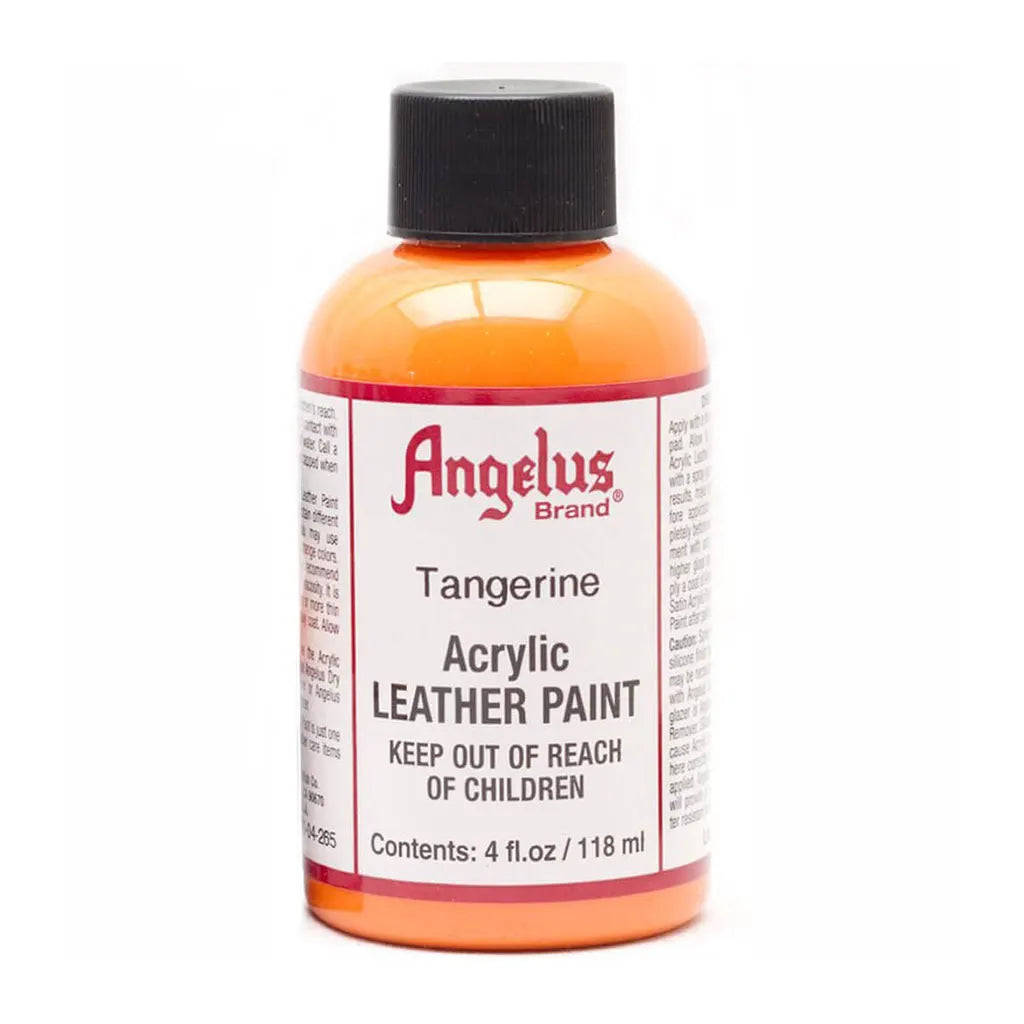 Angelus Acrylic Leather Paint 4oz Tangerine