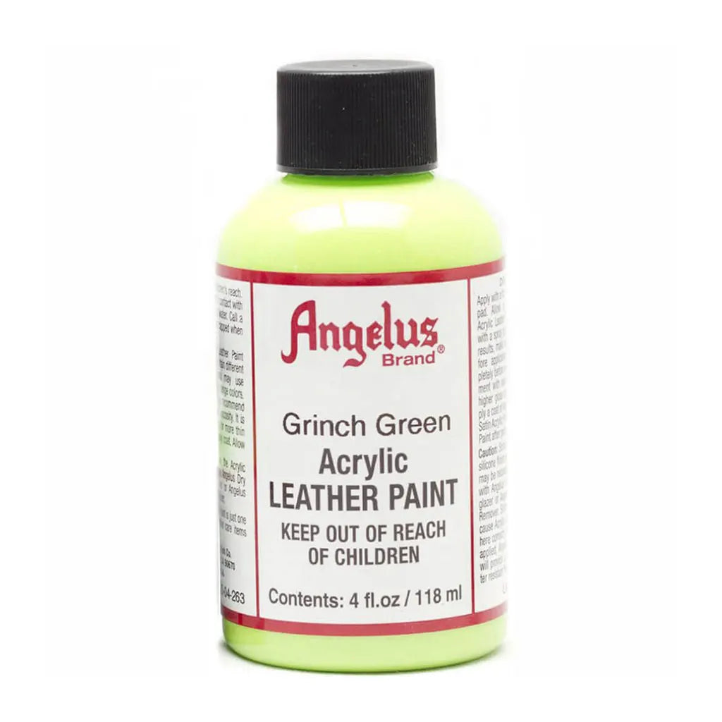 Angelus Acrylic Leather Paint 4oz Grinch Green
