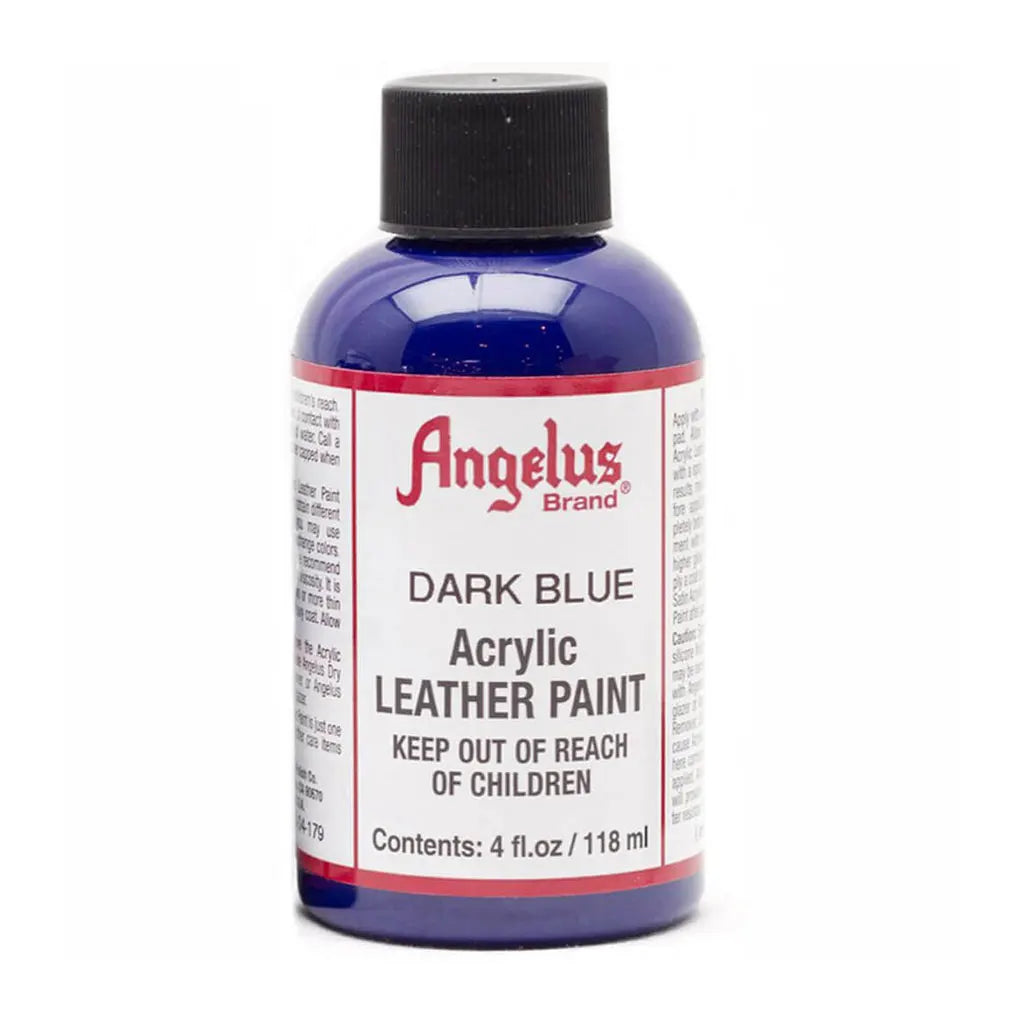 Angelus Acrylic Leather Paint 4oz Darkblue