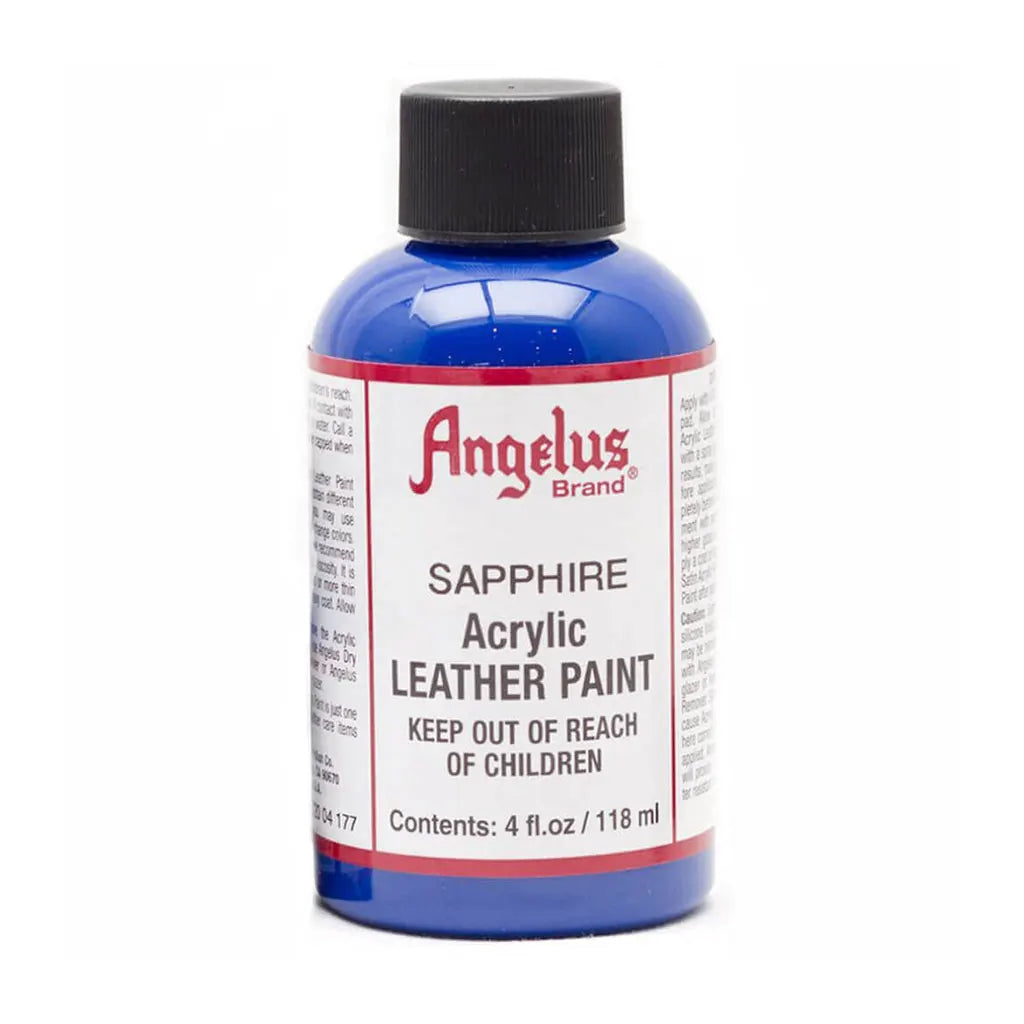 Angelus Acrylic Leather Paint 4oz Sapphire