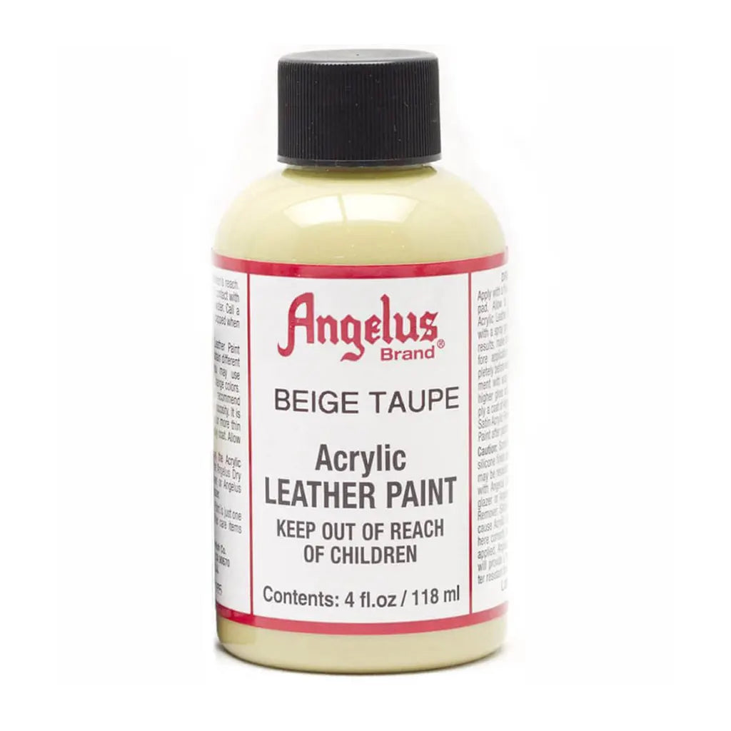 Angelus Acrylic Leather Paint 4oz Taupe Beige