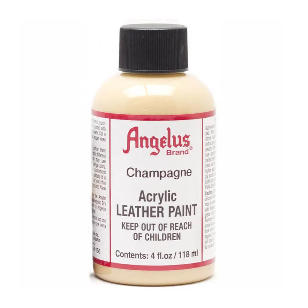 Angelus Acrylic Leather Paint 4oz Champagn