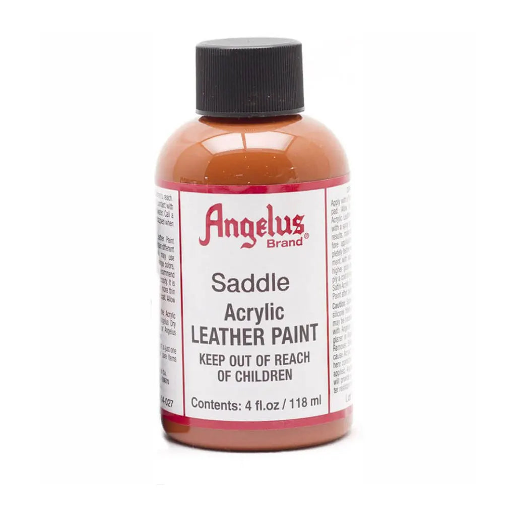 Angelus Acrylic Leather Paint 4oz Saddle