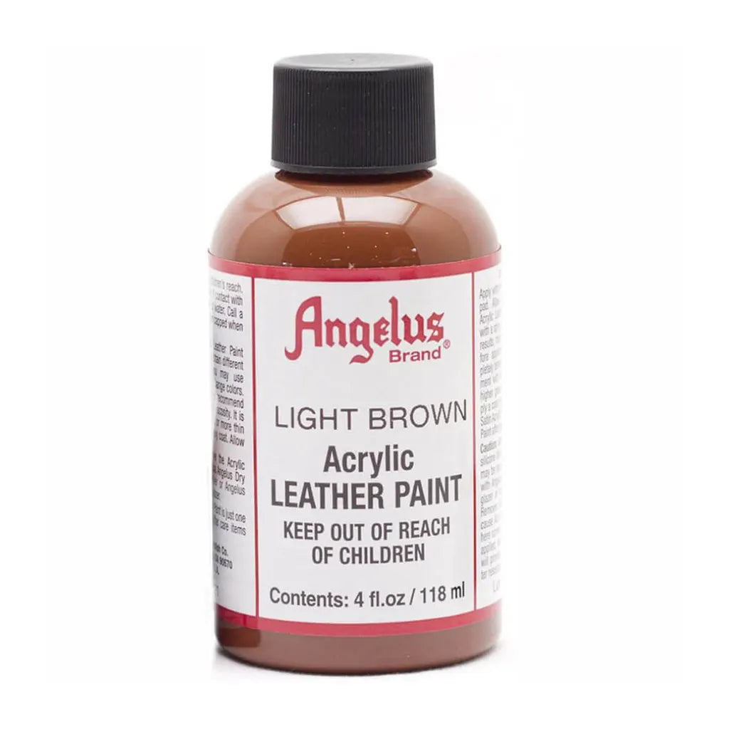 Angelus Acrylic Leather Paint 4oz Light Brown