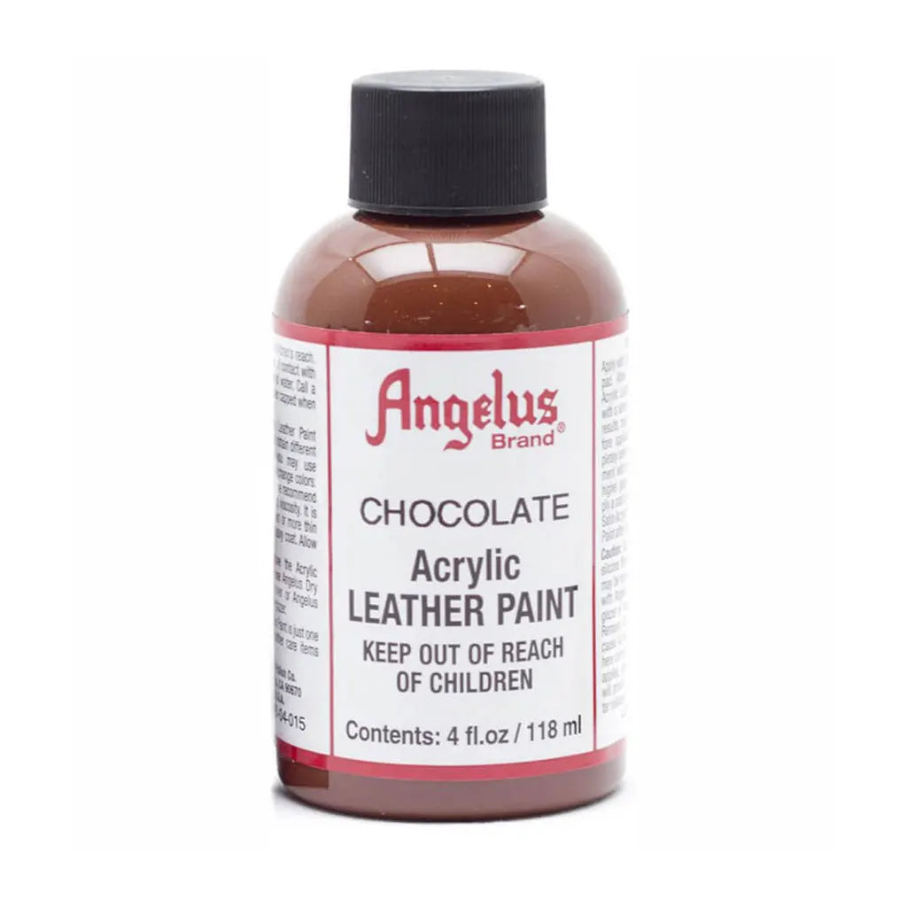 Angelus Acrylic Leather Paint 4oz Chocolate