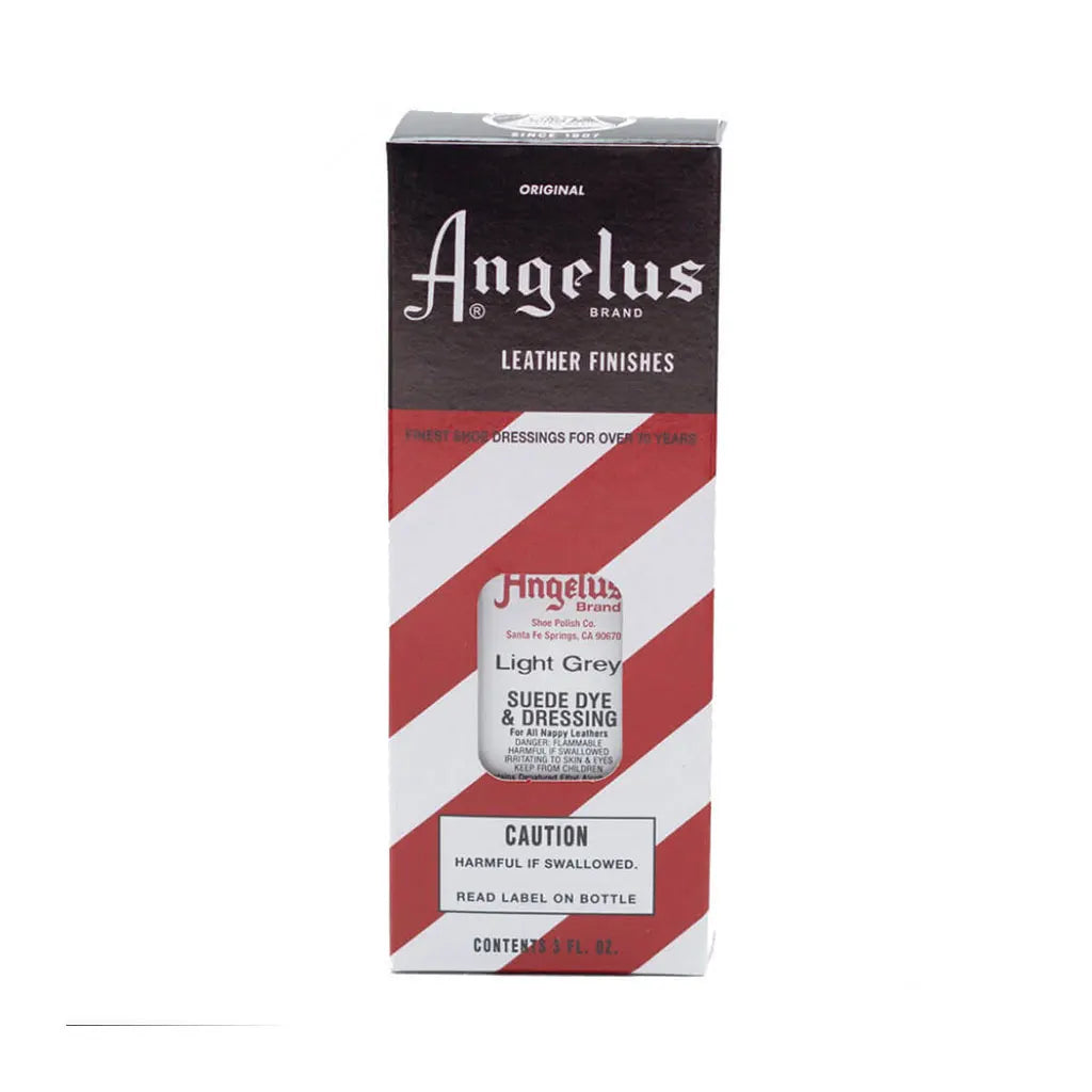 Angelus Suede Dye 3oz Light Grey