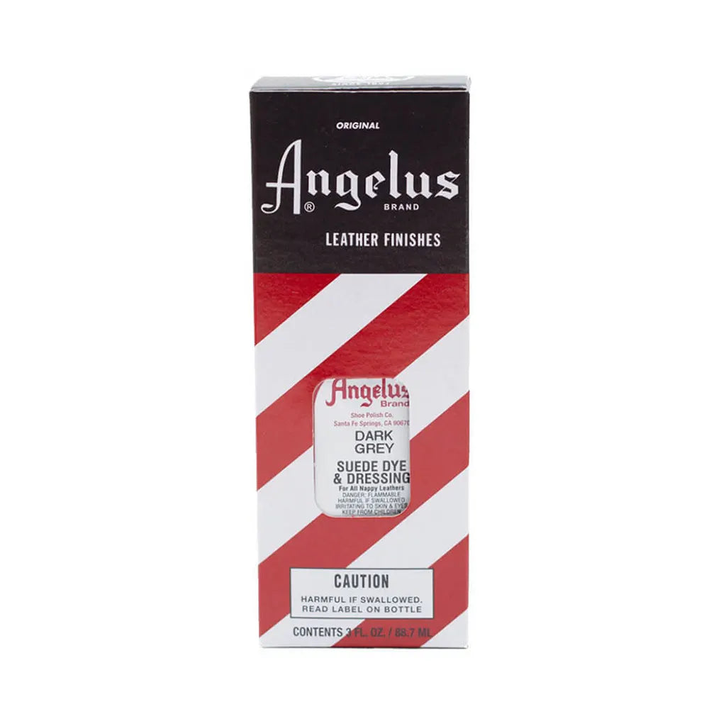 Angelus Suede Dye 3oz Dark Grey