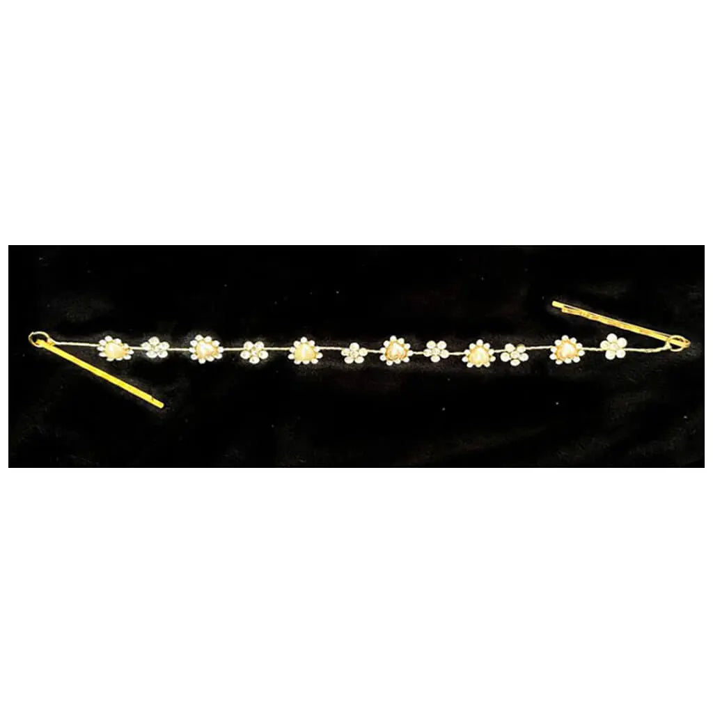 Bridal Hair Crystal Flower Pin