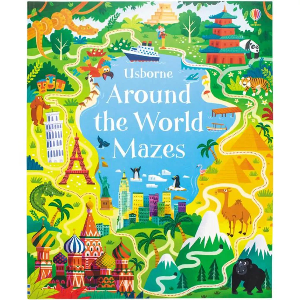 Around The World Mazes Book