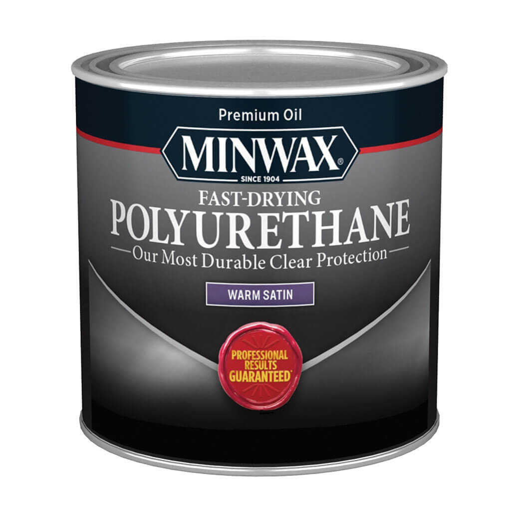 Minwax Polyurethane, Liquid, Clear, 0.5pt