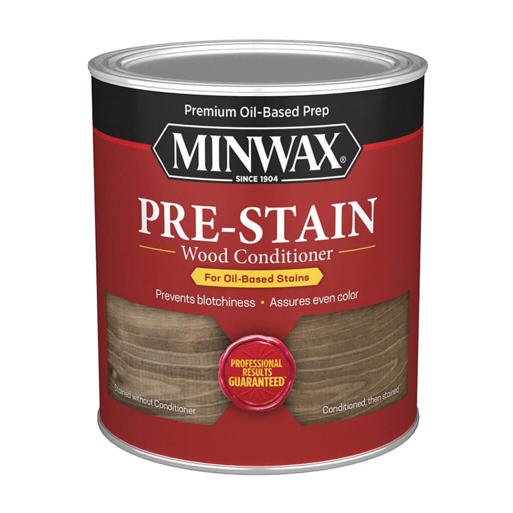 Minwax Pre-Stain Wood Conditioner Clear Liquid, 1qt