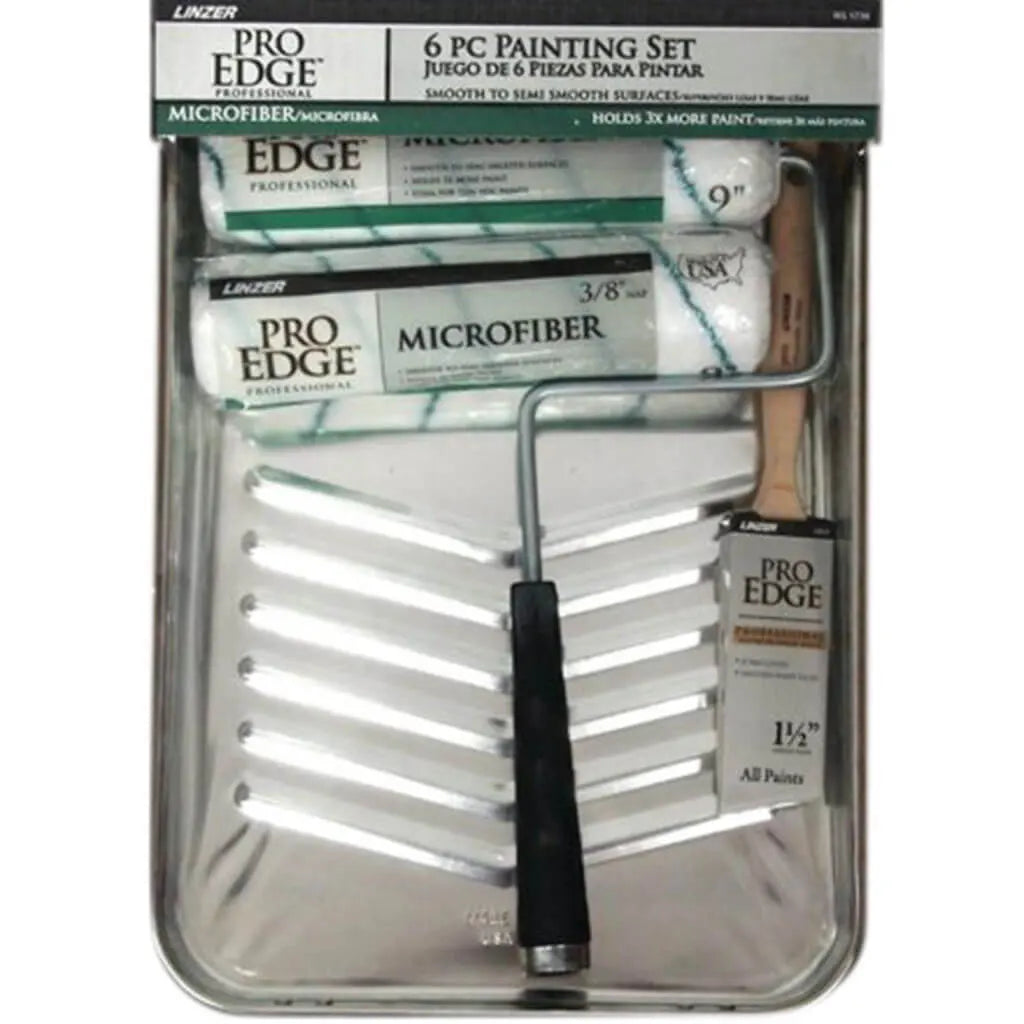 Roller and Tray Microfiber 6pc Set