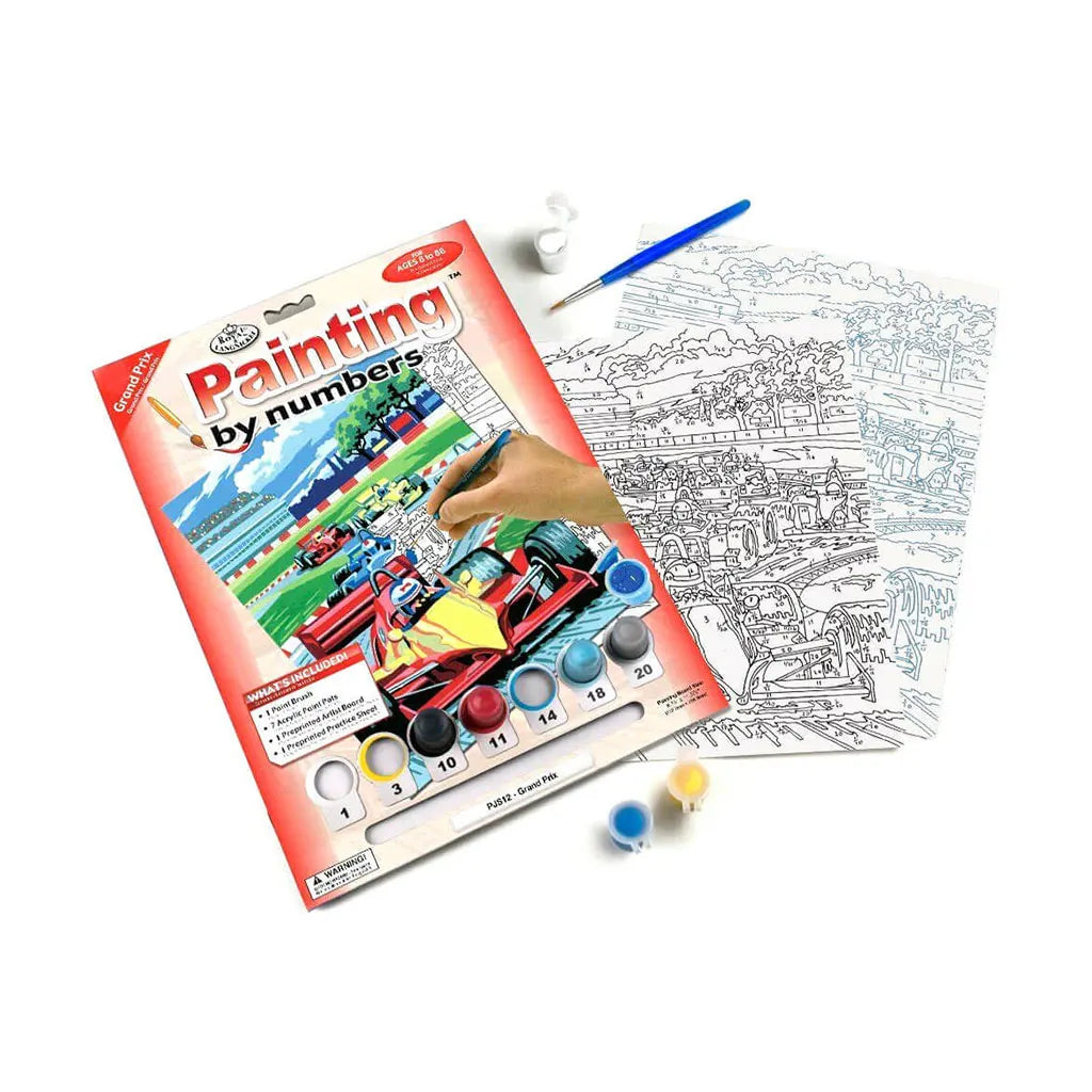 Paint by Number 8.75in x 11.75in, JR Small Grand Prix