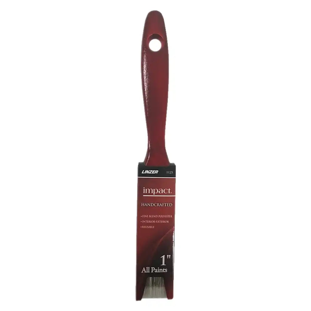 Linzer Paint Brush 1in Polyester Bristle &amp; Varnish Handle