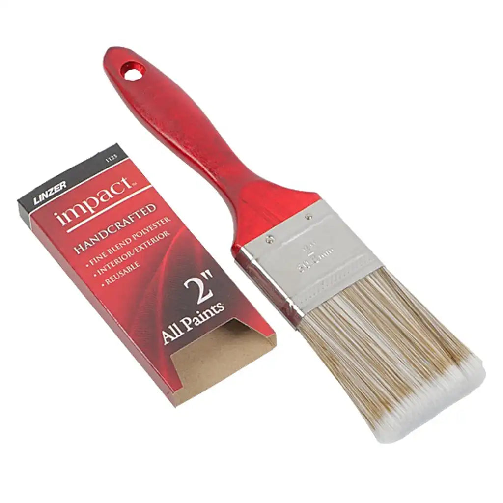Linzer Paint Brush 2in Polyester Bristle &amp; Varnish Handle