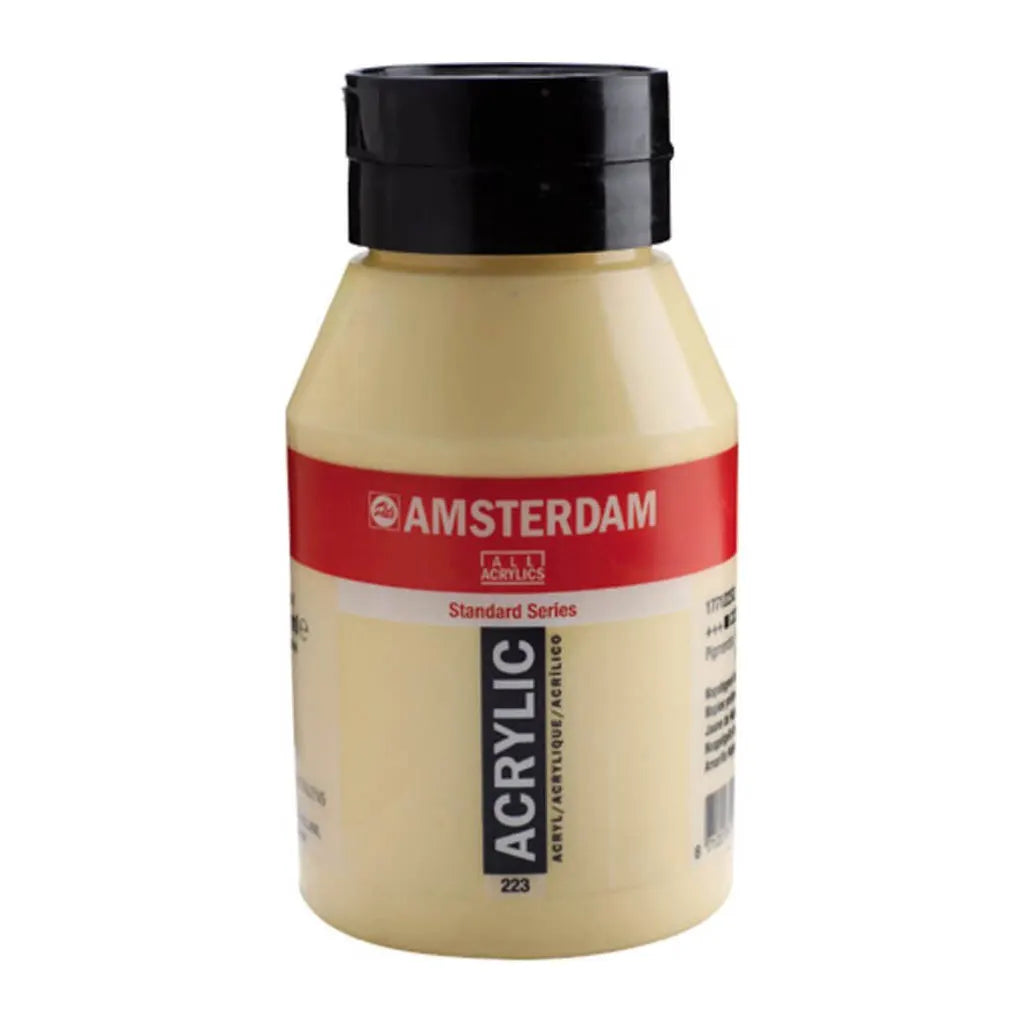 Amsterdam Standard Acrylic Paint Jar 1L Naples Yellow Deep