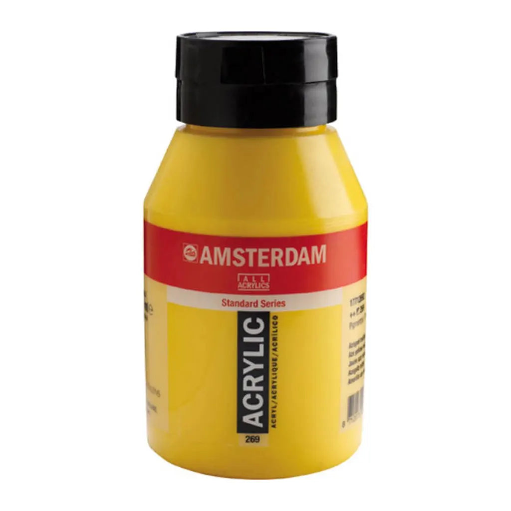 Amsterdam Standard Acrylic Paint Jar 1L Azo Yellow Medium
