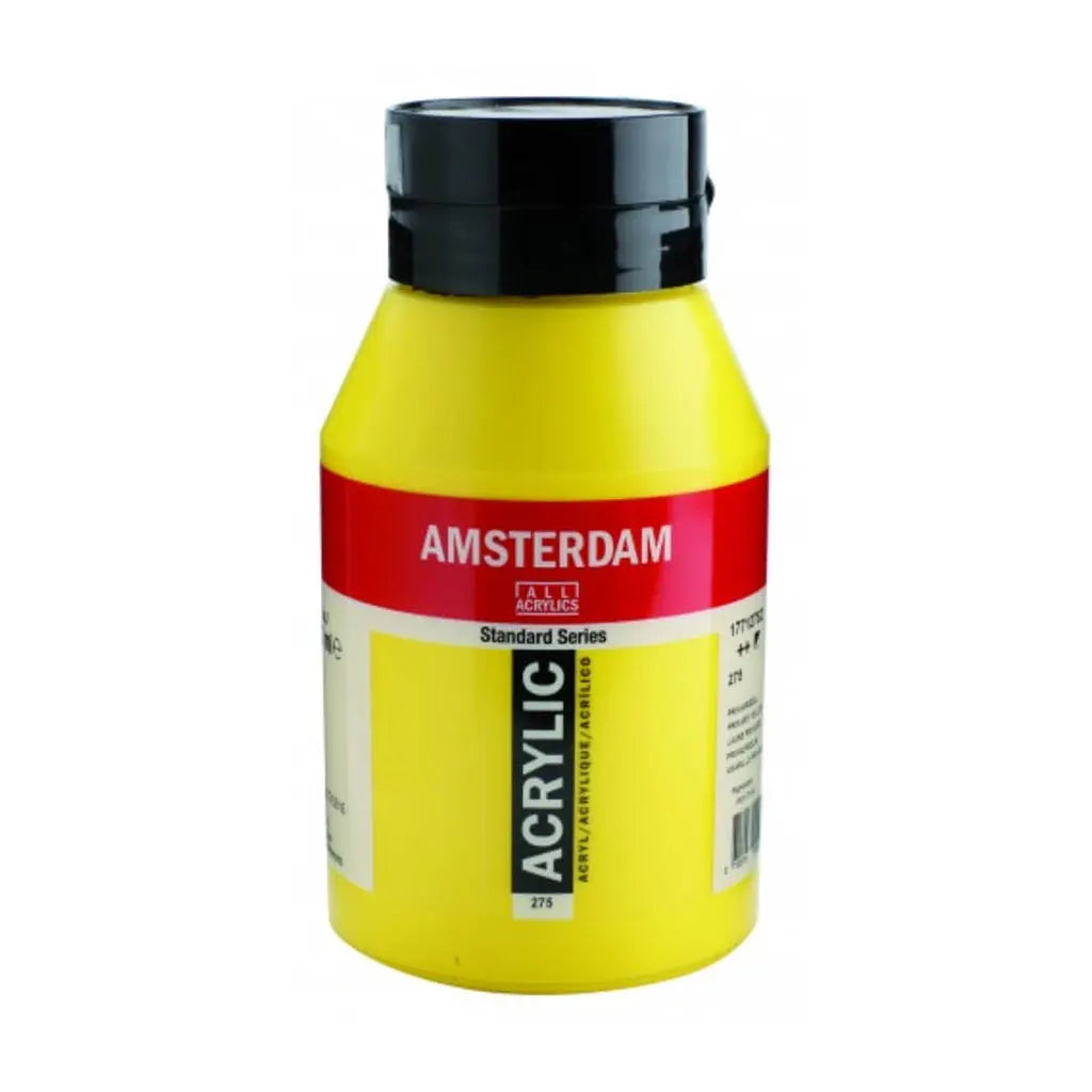 Amsterdam Standard Acrylic Paint Jar 1L Primary Yellow