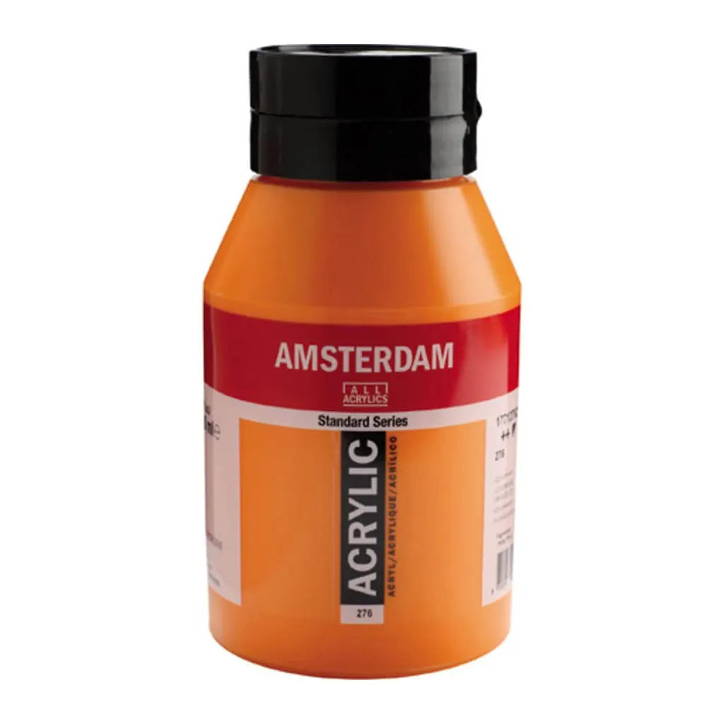 Amsterdam Standard Acrylic Paint Jar 1L Azo Orange
