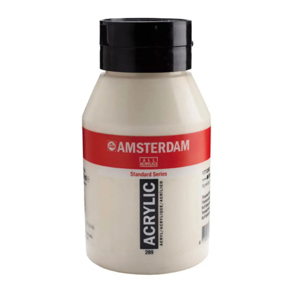 Amsterdam Standard Acrylic Paint Jar 1L Titanium Buff Light