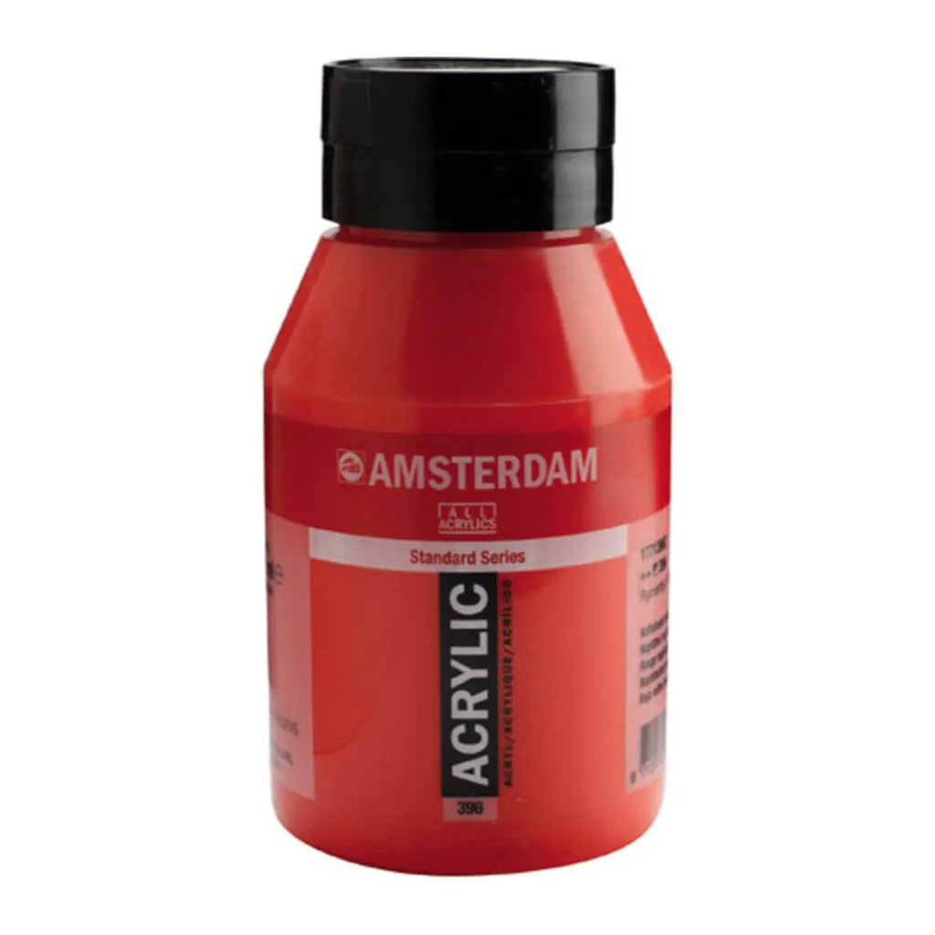 Amsterdam Standard Acrylic Paint Jar 1L Naphthol Red Medium