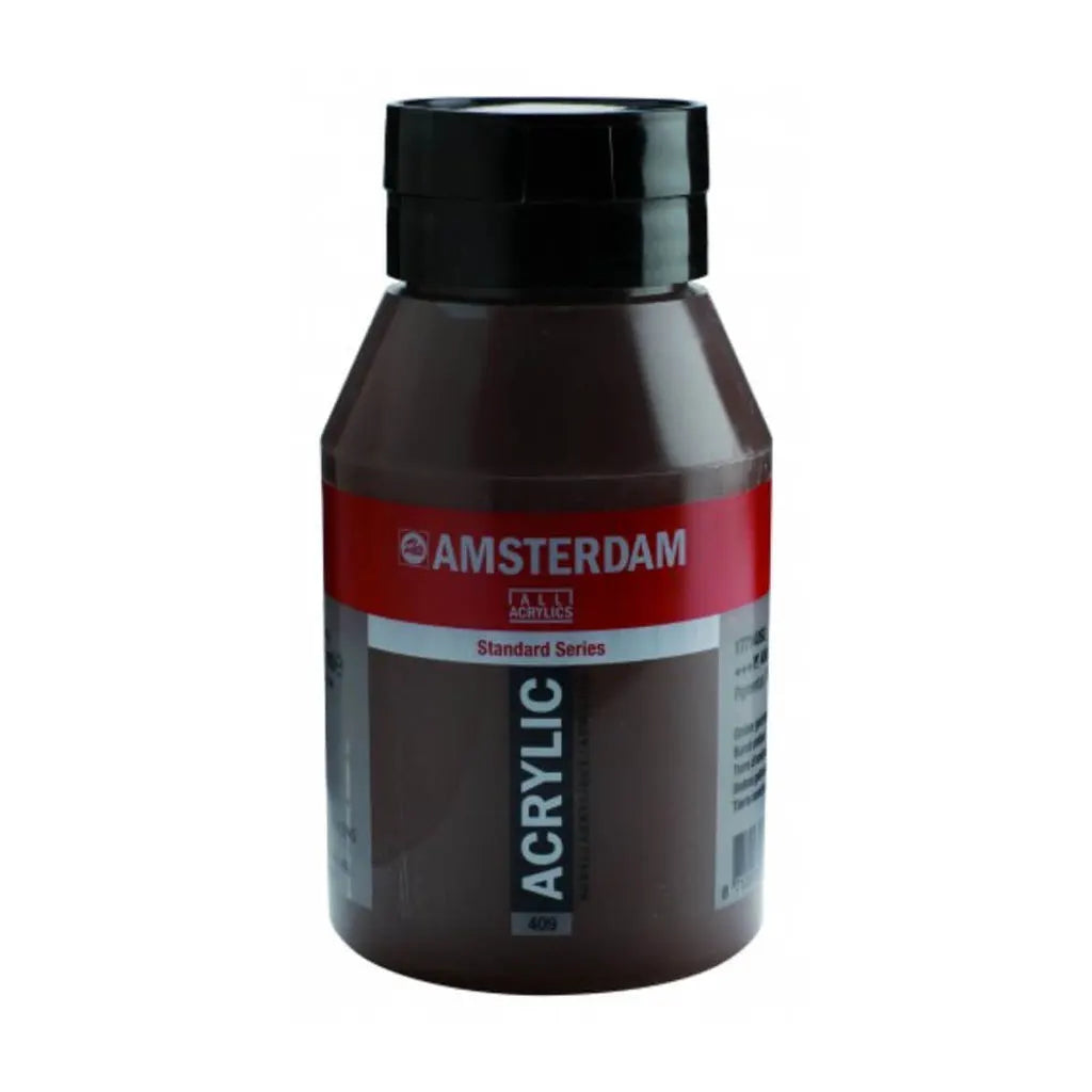 Amsterdam Standard Acrylic Paint Jar 1L Burnt Umber