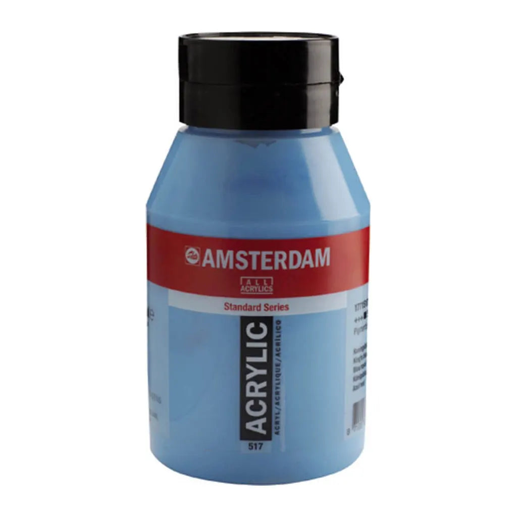 Amsterdam Standard Acrylic Paint Jar 1L Kings Blue