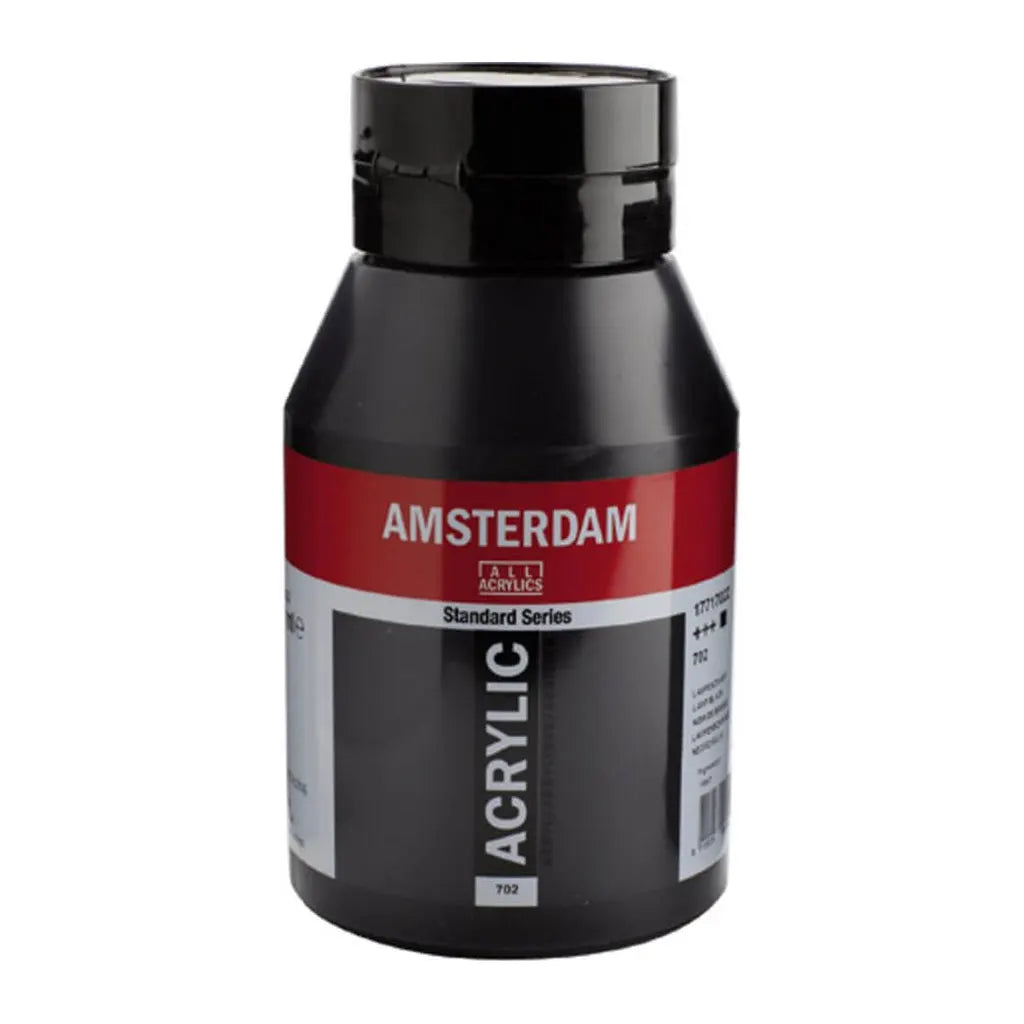 Amsterdam Standard Acrylic Paint Jar 1L Lamp Black