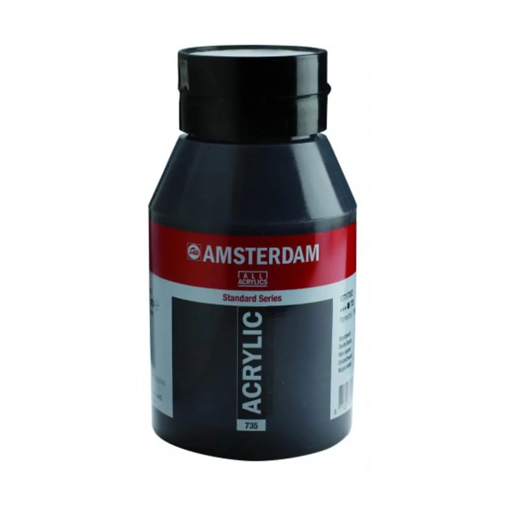 Amsterdam Standard Acrylic Paint Jar 1L Oxyde Black