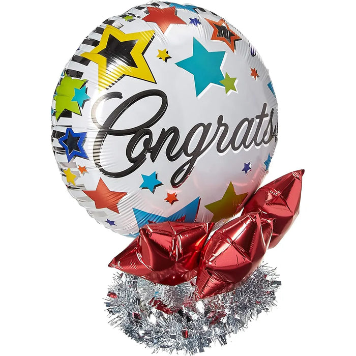 24in Congrats DIY Centerpiece Kit Balloon
