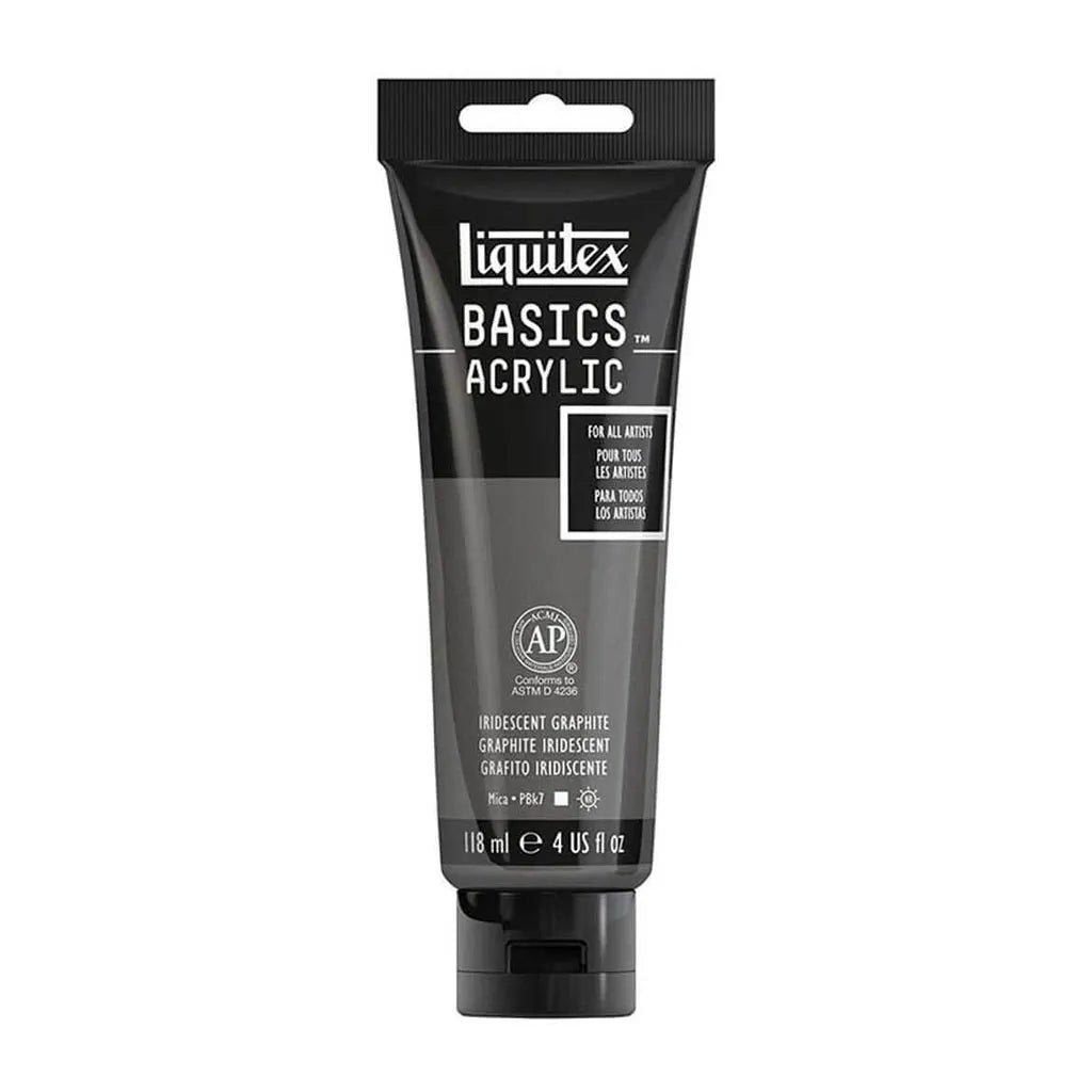 Liquitex Basics Acrylic Color 118ml (4oz) Iridescent Graphite S1