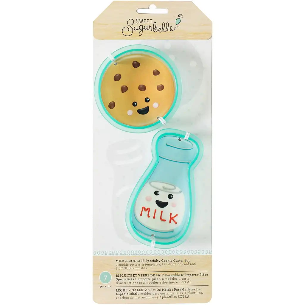 Sweet Sugarbelle We Go Together Milk and Cookie Cutter Set