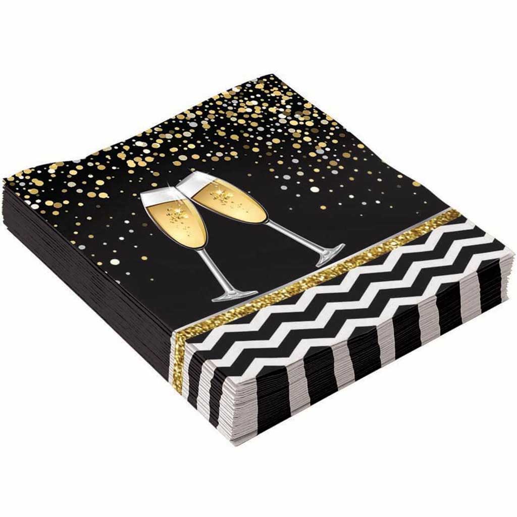 New Year&#39;s Luncheon Napkins, 13in x 13in