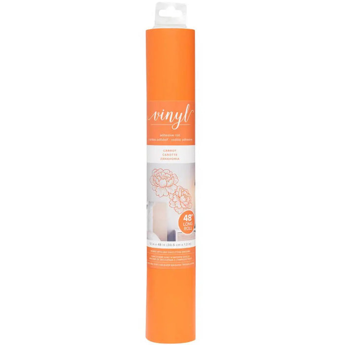 American Crafts Carrot Orange Solid Vinyl