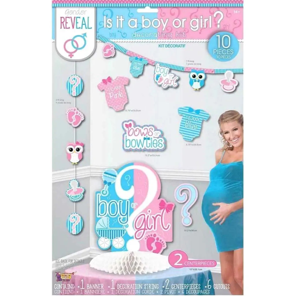 Gender Reveal Decorating Kit