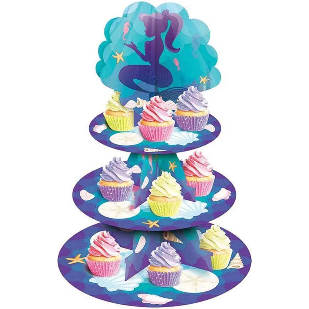 Mermaid Under the Sea Ocean Cupcake Stands