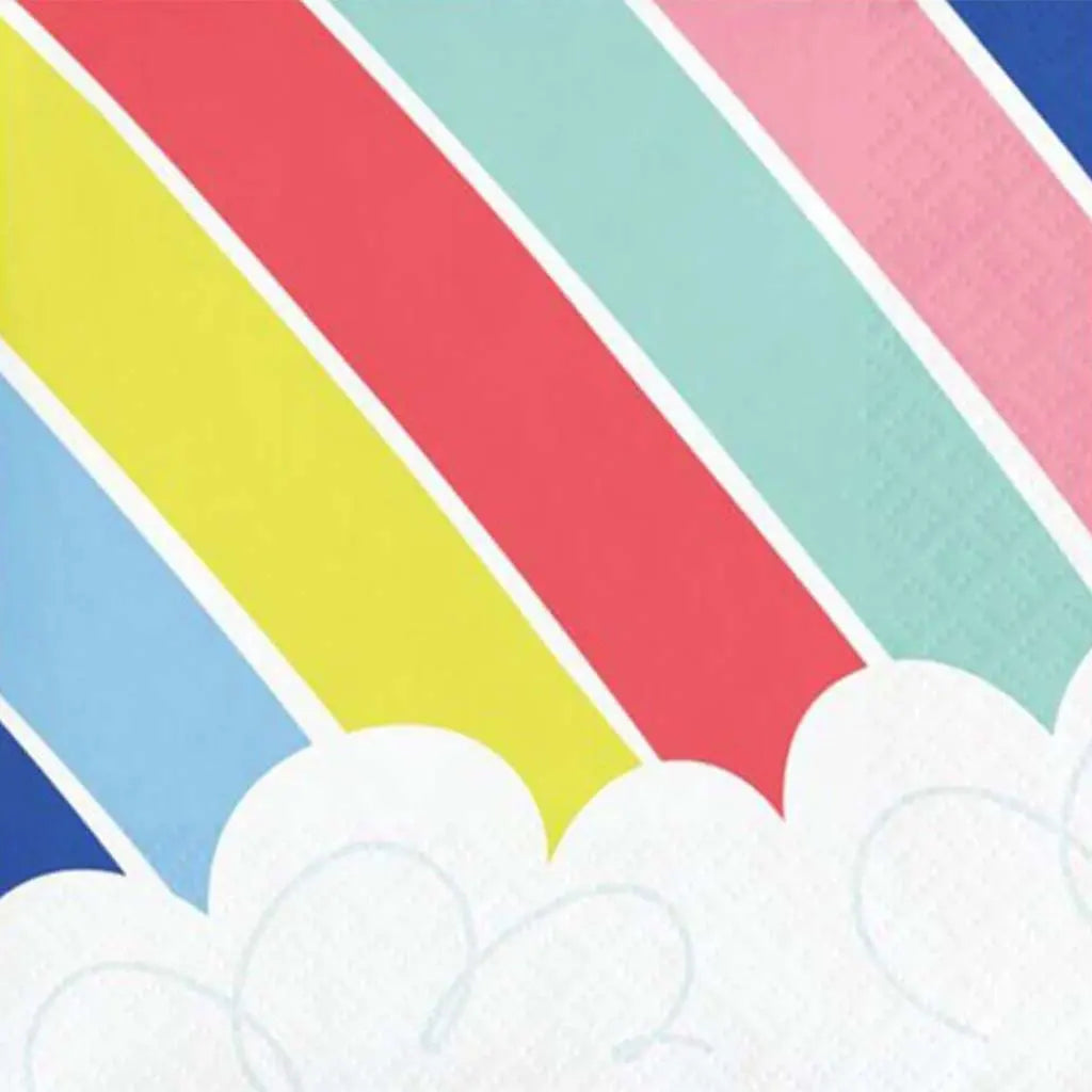Over The Rainbow Beverage Napkins 2ply 16ct