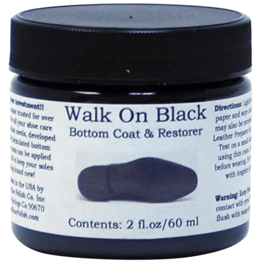 Angelus Acrylic Leather Paint 1oz Walk on Black